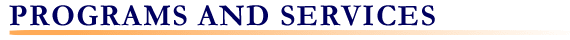 Programs And Services